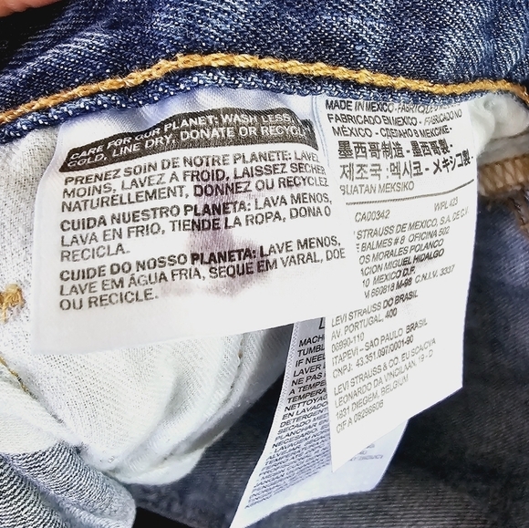 Levi's 501 Cutoff Distressing Frayed Bottom Hem Cotton Denim Women's Size 29 - Picture 7 of 9